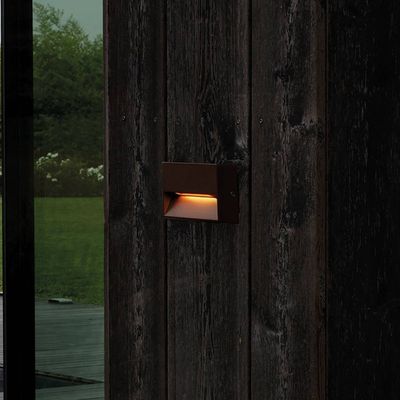 Ideal Lux Lighting Dedra Wall Light Brown - Brown - Thumbnail 2