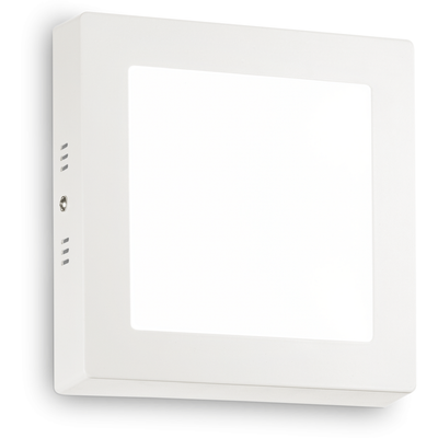 Ideal Lux LED wall lamp Universal, white, aluminium, 17x17 cm - Thumbnail 2