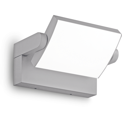 Ideal Lux Lighting Swipe Wall Light Grey - Grey