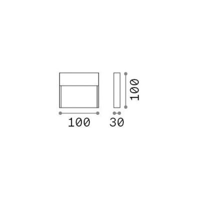 Dedra Wall Light White - White - Thumbnail 2