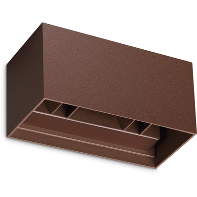 Ideal Lux Lighting Atom Wall Light Brown A - Brown