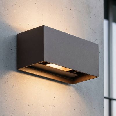 Ideal Lux Lighting Atom Wall Light Brown A - Brown - Thumbnail 2