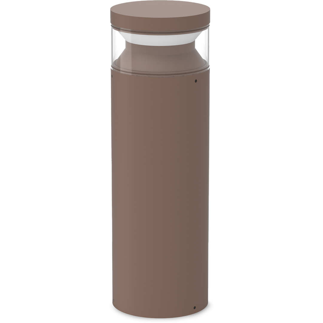 Ideal Lux Lighting Boeing Bollard Light Brown A - Brown - Image 1