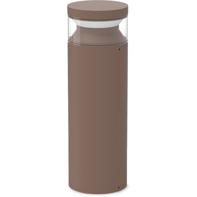 Ideal Lux Lighting Boeing Bollard Light Brown A - Brown