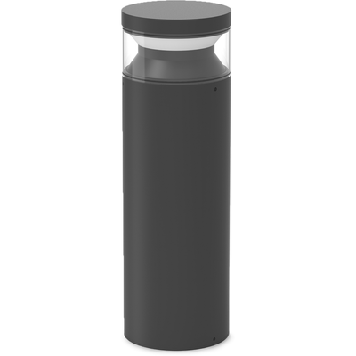 Ideal Lux Lighting Boeing Bollard Light Black D - Black