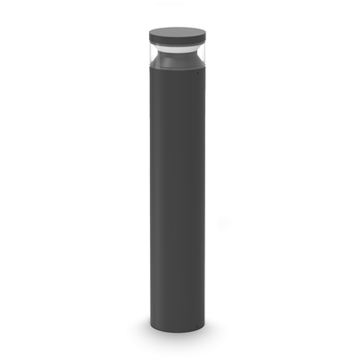 Ideal Lux Lighting Boeing Bollard Light Black B - Black