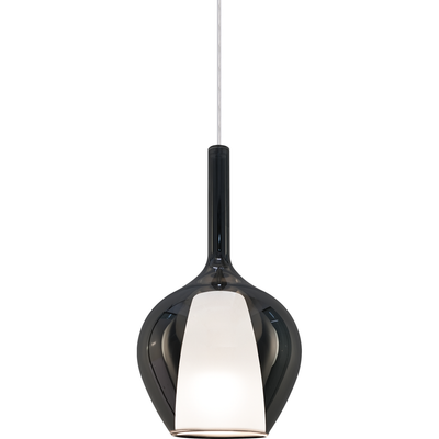 Ideal Lux Kalique 1 hanging light, smoke grey, Ø 18 cm - Thumbnail 2