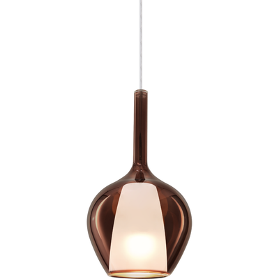 Ideal Lux Kalique 1 hanging light, copper-coloured, Ø 18 cm - Thumbnail 2