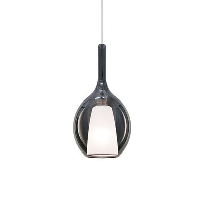 Ideal Lux Kalique 2 hanging light, smoke grey, Ø 18 cm