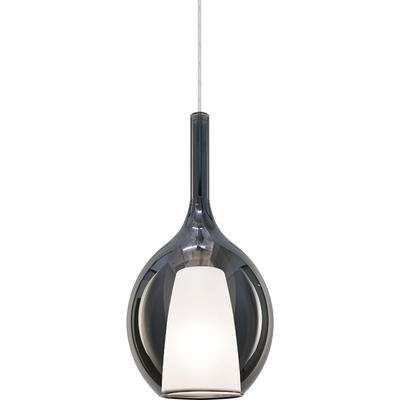Ideal Lux Kalique 2 hanging light, smoke grey, Ø 18 cm - Thumbnail 2