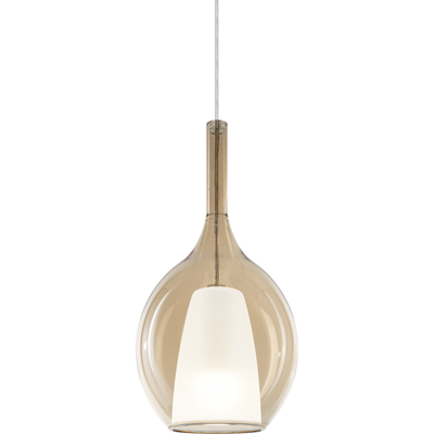 Ideal Lux Kalique 2 hanging light, amber, Ø 18 cm - Thumbnail 2