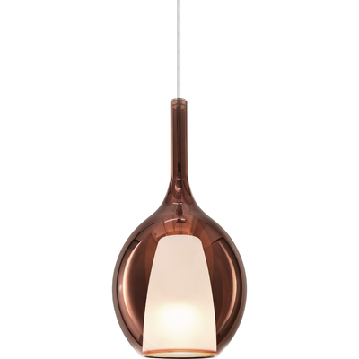 Ideal Lux Kalique 2 hanging light, copper-coloured, Ø 18 cm - Thumbnail 2