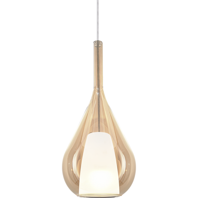 Ideal Lux Kalique 3 hanging light, amber, Ø 18 cm - Thumbnail 2