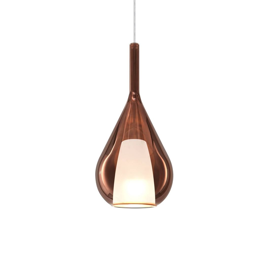 Ideal Lux Kalique 3 hanging light, copper-coloured, Ø 18 cm - Image 1