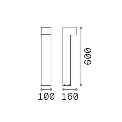 Sirio Bollard Light White - White - Thumbnail 2