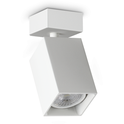 IDEAL LUX Dynamite Square ceiling spotlight, white, length 5.7 cm - Thumbnail 2