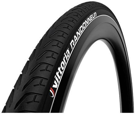 Vittoria Randonneur Rigid 700c Urban Tyres Reflective Black - Thumbnail 2