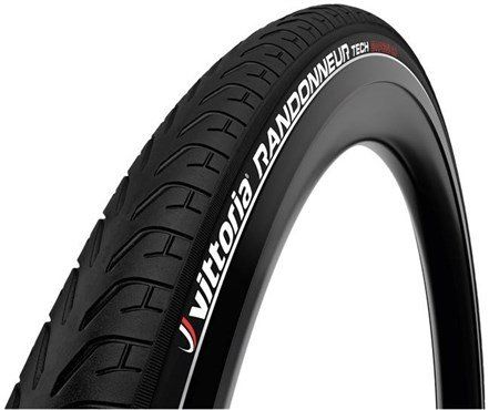 Vittoria Randonneur Tech 700c G2.0 Rigid Urban Tyre Black Reflective - Thumbnail 2
