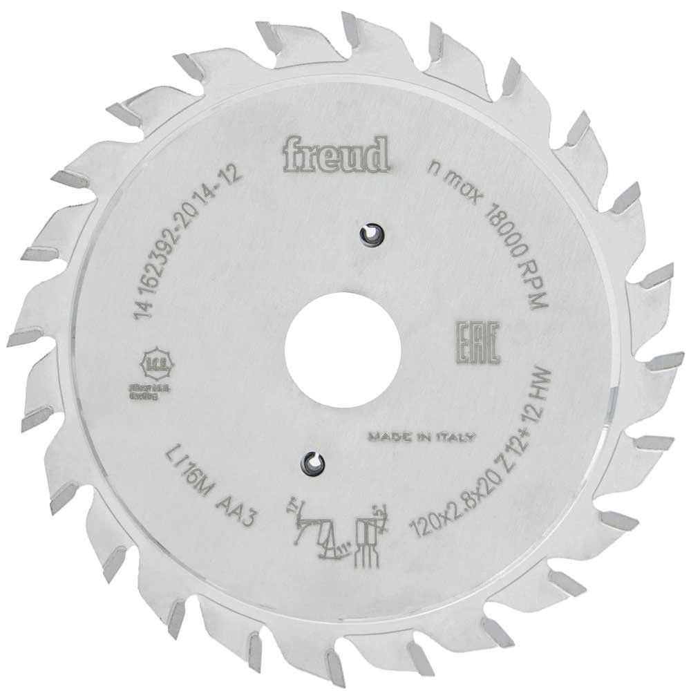 Freud LI16M Pro Industrial Circular Scoring Saw Blade 120mm 12T 22mm - Image 1