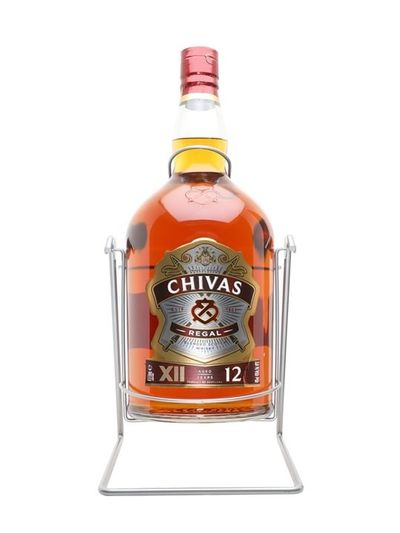 Chivas Regal 12 Year Old Blended Scotch Whisky With Cradle, 4.5 L