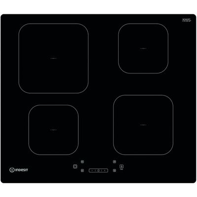 INDESIT IS 83Q60 NE 59 cm Electric Induction Hob - Black, Black