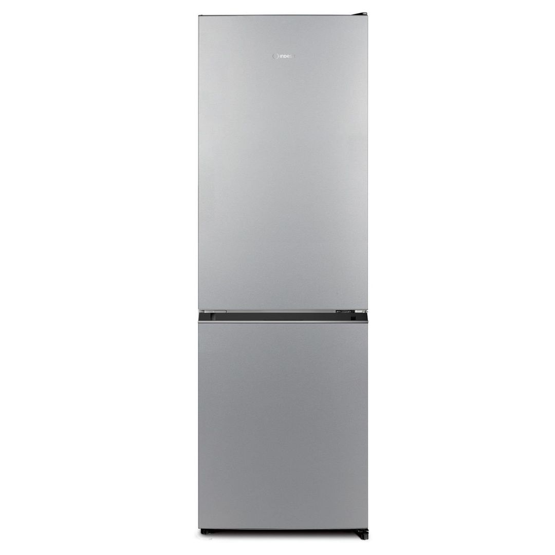 INDESIT Dual No Frost INK2 5322S 4UK 60/40 Fridge Freezer - Silver, Silver/Grey - Image 1