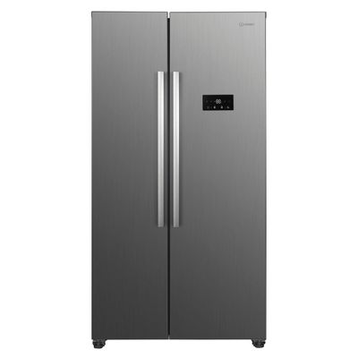 INDESIT INGF 6441 XP4UK American-style Fridge Freezer - Inox, Silver/Grey