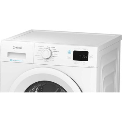 INDESIT Push&Go IP 846 PUSH&GO UK 8 kg 1400 Spin Washing Machine - White, White