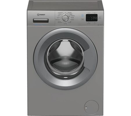 Indesit Push&Go 10kg 1400rpm Washing Machine - Silver