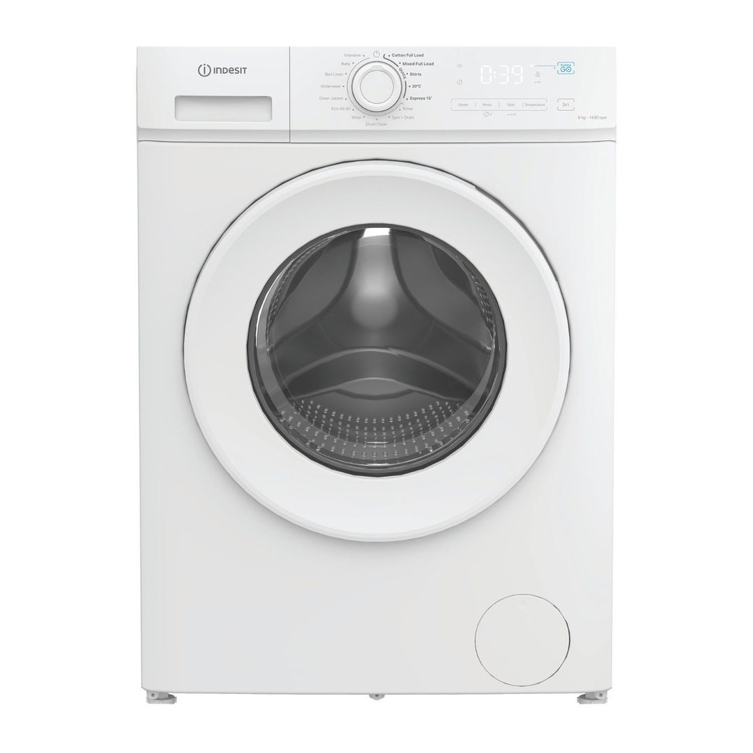 INDESIT My Time IMA 864 UK 8 kg 1400 Spin Washing Machine - White, White - Image 1