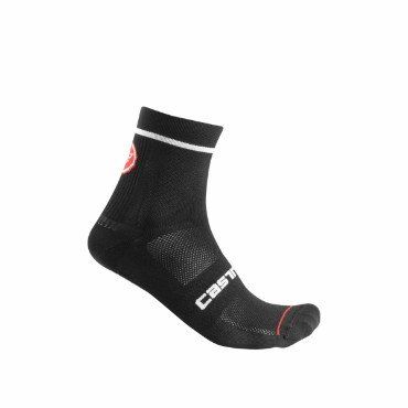 Castelli Entrata 9 Road Socks Black - Thumbnail 2