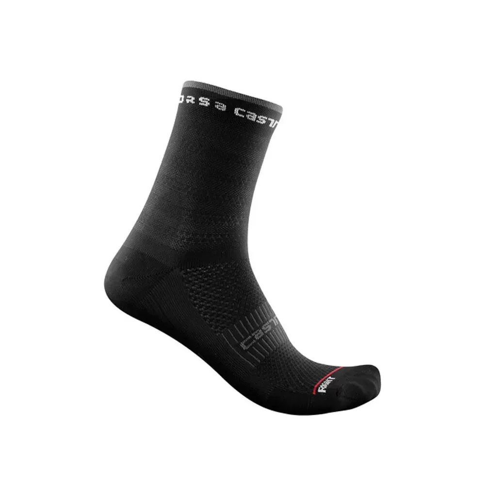 Castelli Rosso Corsa Women's 11 Road Socks Black - Image 1