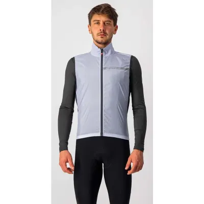 Castelli Squadra Stretch Road Vest Silver Grey/Dark Grey