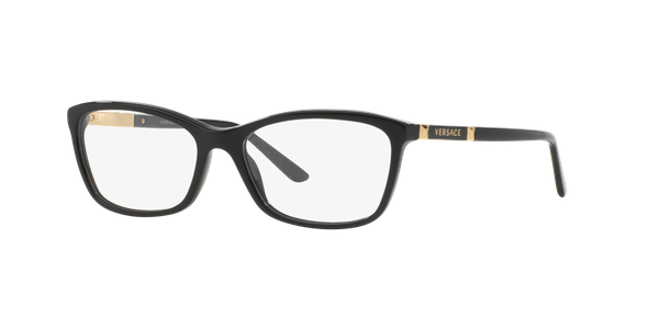 Versace Kobieta Versace VE3186 GB1 Oprawki optyczne Acetat Czarny Motyl Normalna