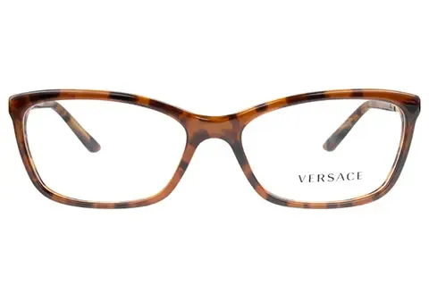 Versace Kobieta Versace VE3186 5077 Oprawki optyczne Acetat Żółw Motyl Normalna - Thumbnail 2