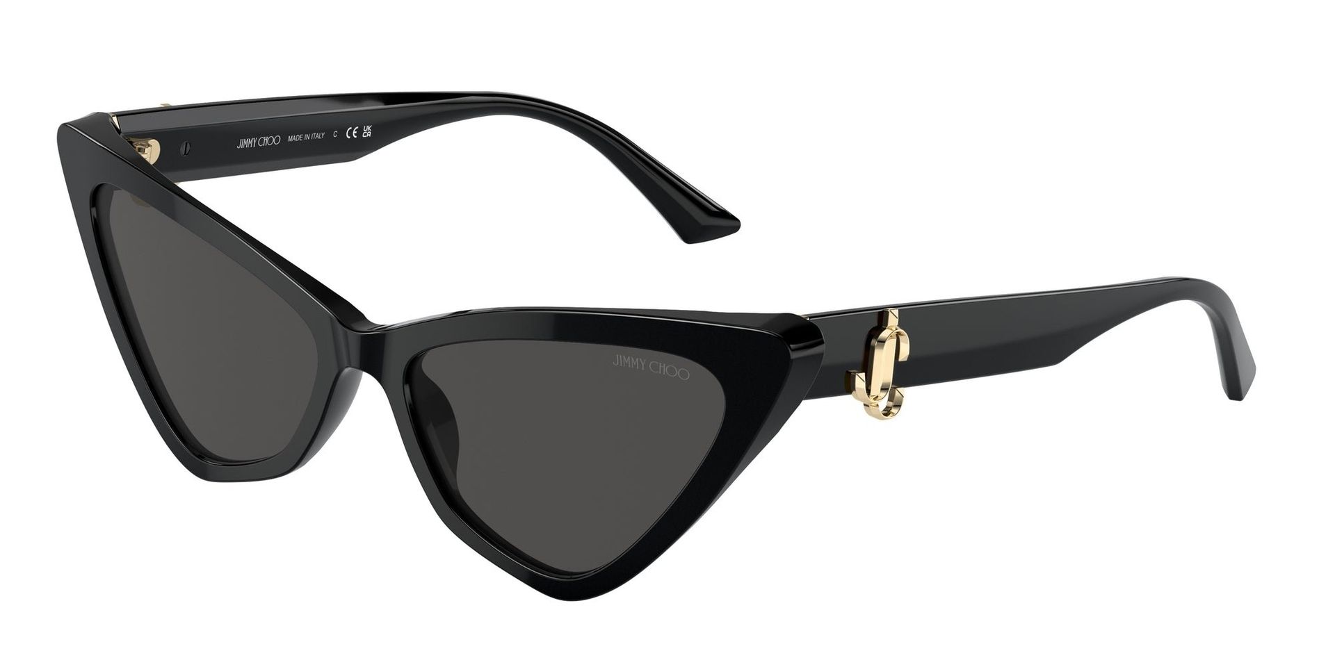 Jimmy Choo Kobieta Jimmy Choo JC5008 500087 Okulary przeciwsłoneczne Acetat Czarny Szary Cat Eye Normalna - Image 1