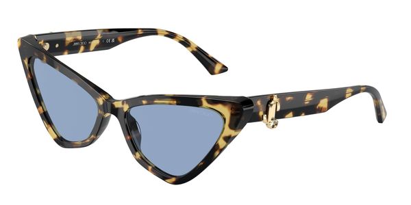 Jimmy Choo Kobieta Jimmy Choo JC5008 500472 Okulary przeciwsłoneczne Acetat Hawana Jasnoniebieski Cat Eye Normalna