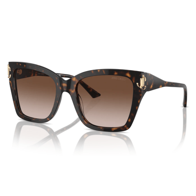 Jimmy Choo Kobieta Jimmy Choo JC5012 500213 Okulary przeciwsłoneczne Acetat Hawana Brązowy Kwadratowy Normalna Zacieniony - Thumbnail 2