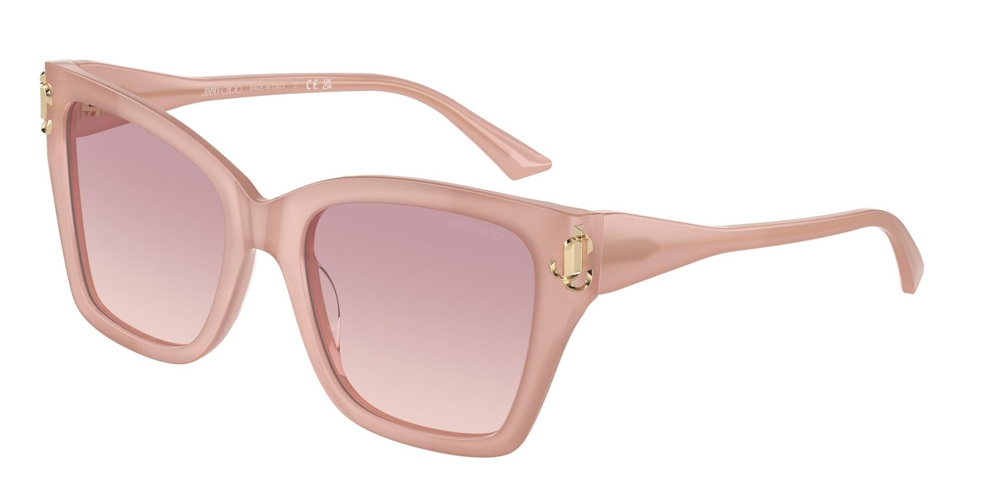 Jimmy Choo Kobieta Jimmy Choo JC5012 502768 Okulary przeciwsłoneczne Acetat Różowy Brązowy Kwadratowy Normalna Zacieniony - Image 1