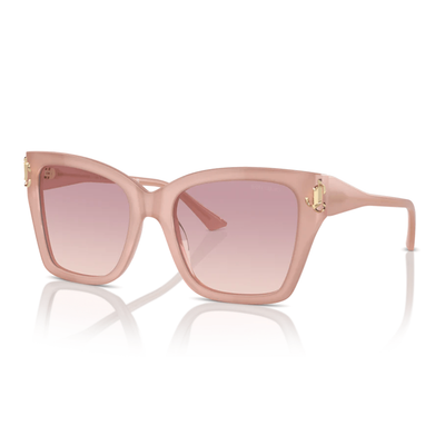 Jimmy Choo Kobieta Jimmy Choo JC5012 502768 Okulary przeciwsłoneczne Acetat Różowy Brązowy Kwadratowy Normalna Zacieniony - Thumbnail 2