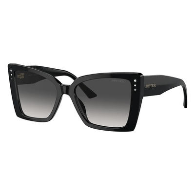 Jimmy Choo Kobieta Jimmy Choo JC5001B 50008G Okulary przeciwsłoneczne Acetat Czarny Szary Motyl Normalna Zacieniony - Thumbnail 2