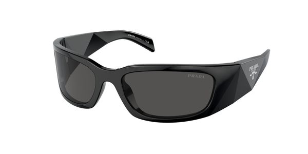 Prada Kobieta Prada PR A14S 1AB5S0 Okulary przeciwsłoneczne Acetat Czarny Szary Motyl Normalna
