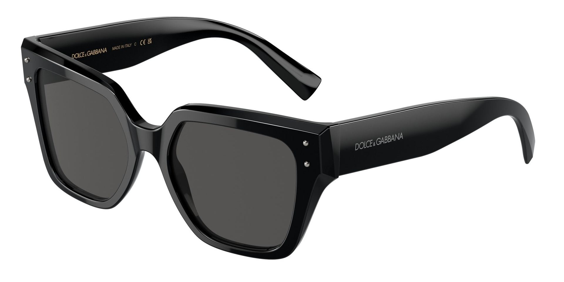 Dolce & Gabbana Kobieta Dolce & Gabbana DG4471 501/87 Okulary przeciwsłoneczne Acetat Czarny Szary Kwadratowy Normalna - Image 1