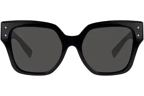 Dolce & Gabbana Kobieta Dolce & Gabbana DG4471 501/87 Okulary przeciwsłoneczne Acetat Czarny Szary Kwadratowy Normalna - Thumbnail 2