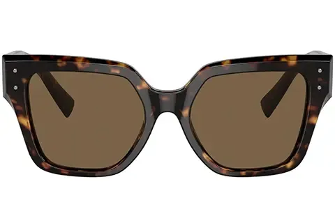 Dolce & Gabbana Woman Dolce & Gabbana DG4471 502/73 Sunglasses Acetate Turtle Brown Squared Normal
