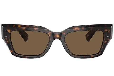 Dolce & Gabbana Woman Dolce & Gabbana DG4462 502/73 Sunglasses Acetate Turtle Brown Cat Eye Normal - Image 1