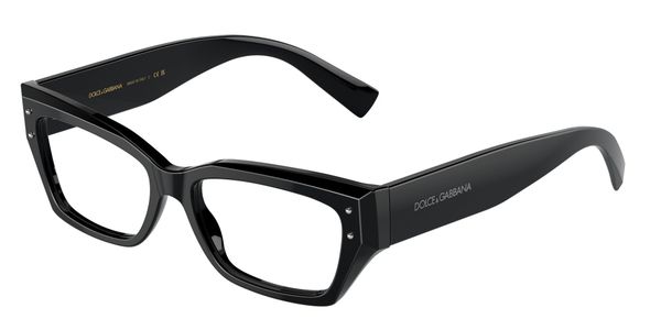 Dolce & Gabbana Kobieta Dolce & Gabbana DG3387 501 Oprawki optyczne Acetat Czarny Kwadratowy Normalna