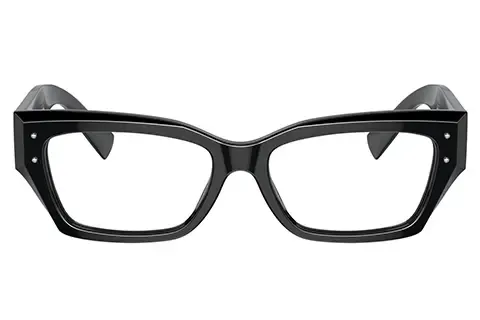 Dolce & Gabbana Kobieta Dolce & Gabbana DG3387 501 Oprawki optyczne Acetat Czarny Kwadratowy Normalna - Thumbnail 2