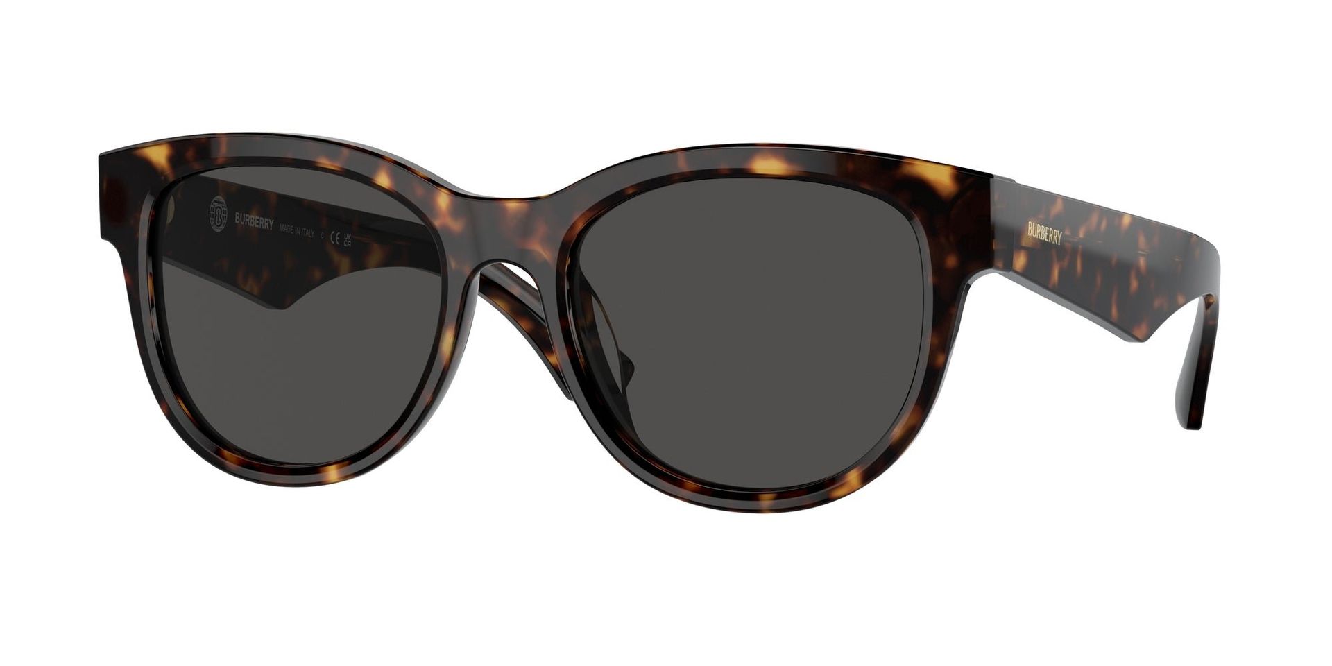 Burberry Kobieta Burberry BE4432U 300287 Okulary przeciwsłoneczne Acetat Brązowy Szary Pantos Normalna - Image 1