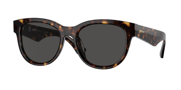 Burberry Kobieta Burberry BE4432U 300287 Okulary przeciwsłoneczne Acetat Brązowy Szary Pantos Normalna